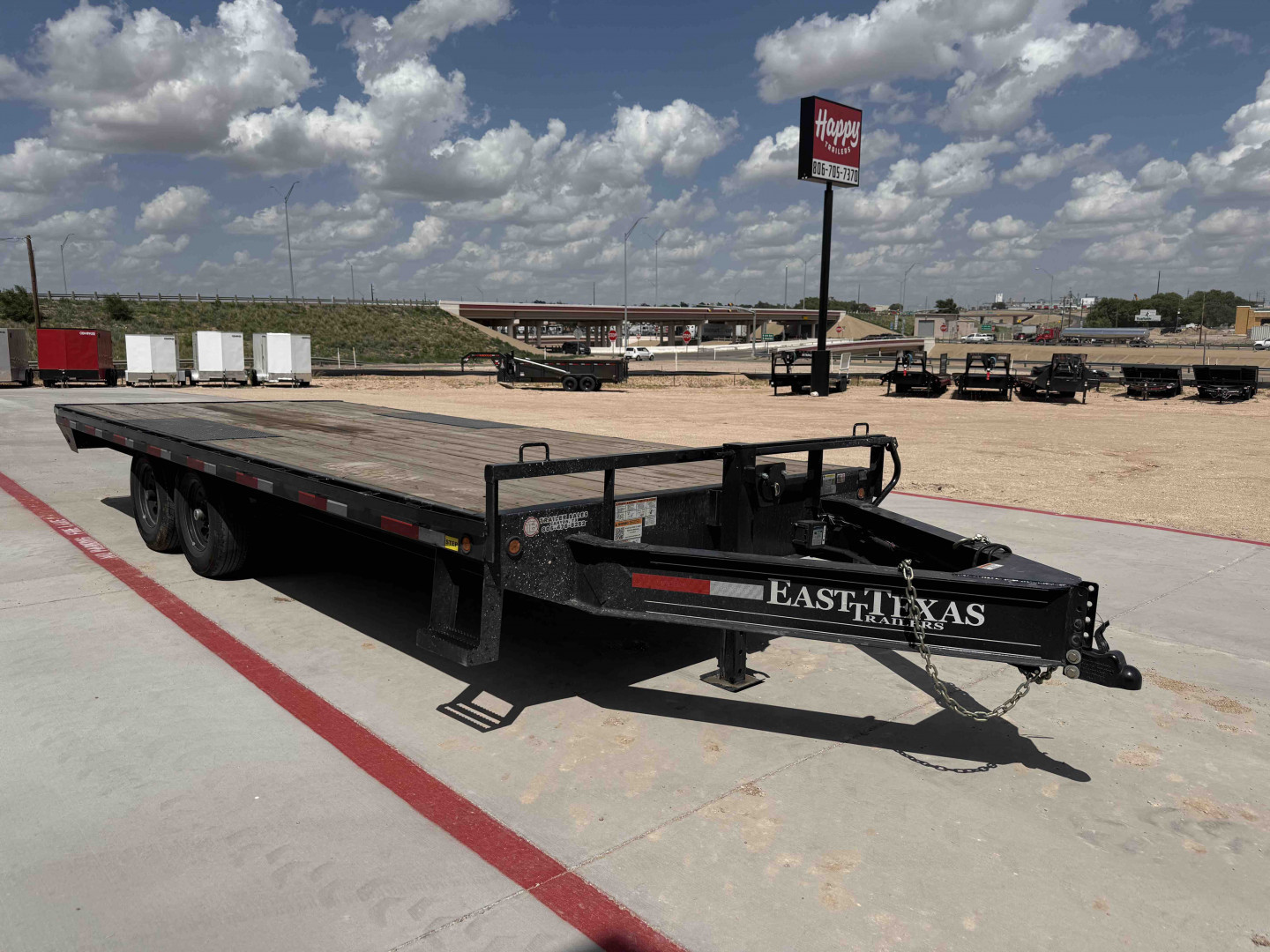 Used *USED* 2025 East Texas Trailers 102"x20' BP Deckover