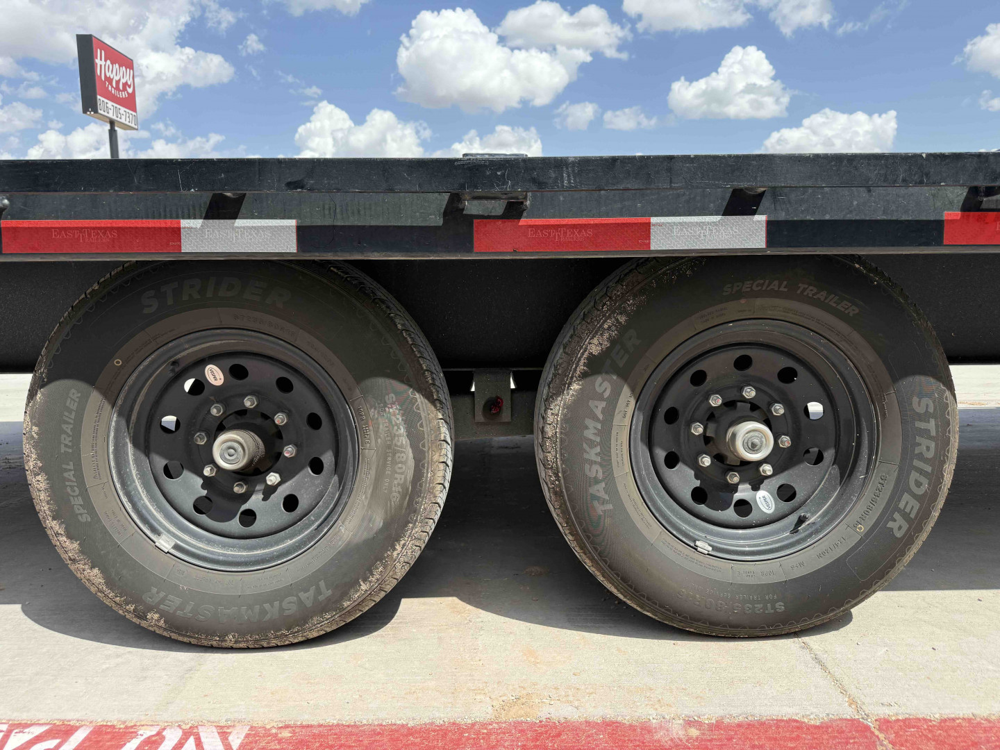 Used *USED* 2025 East Texas Trailers 102"x20' BP Deckover