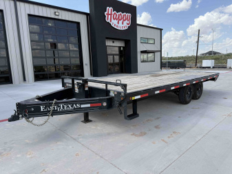 Used *USED* 2025 East Texas Trailers 102"x20' BP Deckover