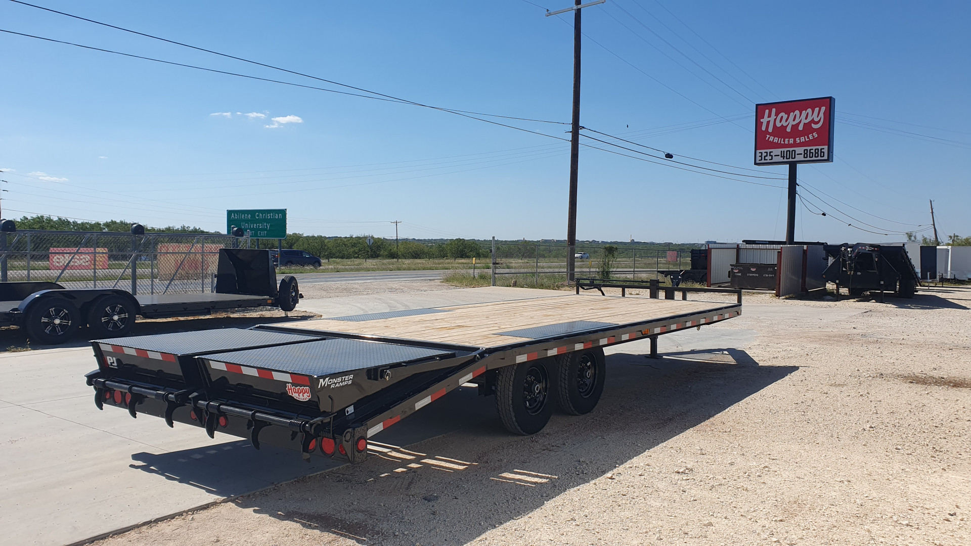 New 2026 PJ 102"x24' BP 8" I-Beam Deckover Trailer - F8