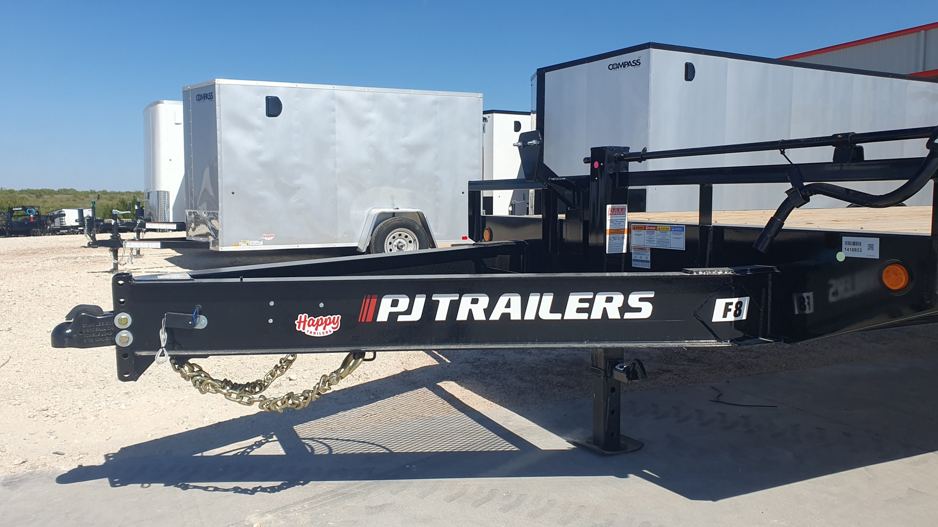 New 2026 PJ 102"x24' BP 8" I-Beam Deckover Trailer - F8
