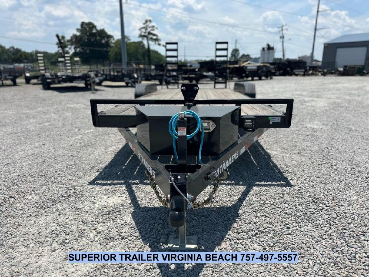 New 2025 PJ TRAILERS 20' CE 10K w/ Fold Up Ramps Equipment Trailer