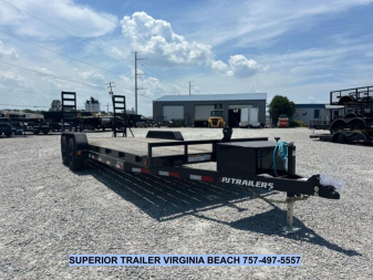New 2025 PJ TRAILERS 20' CE 10K w/ Fold Up Ramps Equipment Trailer