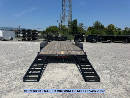 New 2025 PJ TRAILERS 20' CE 10K w/ Fold Up Ramps Equipment Trailer