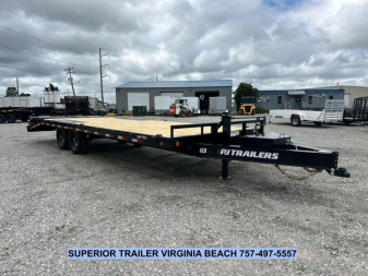 New 2025 PJ TRAILERS 24ft F8 14K w/ Monster Ramps Deckover Trailer