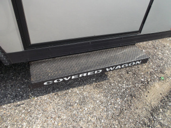New 2025 COVERED WAGON TRAILERS 8.5x16 Cargo Trailer / Car Hauler / 5200# Axles / 7ft Interior Height / 48" RV Side Door / Bed Lined RV Step / .030 Silver Semi-Screwless Exterior / 60" Triple Tube Tongue / Extra Wide Ramp / Black Out Package