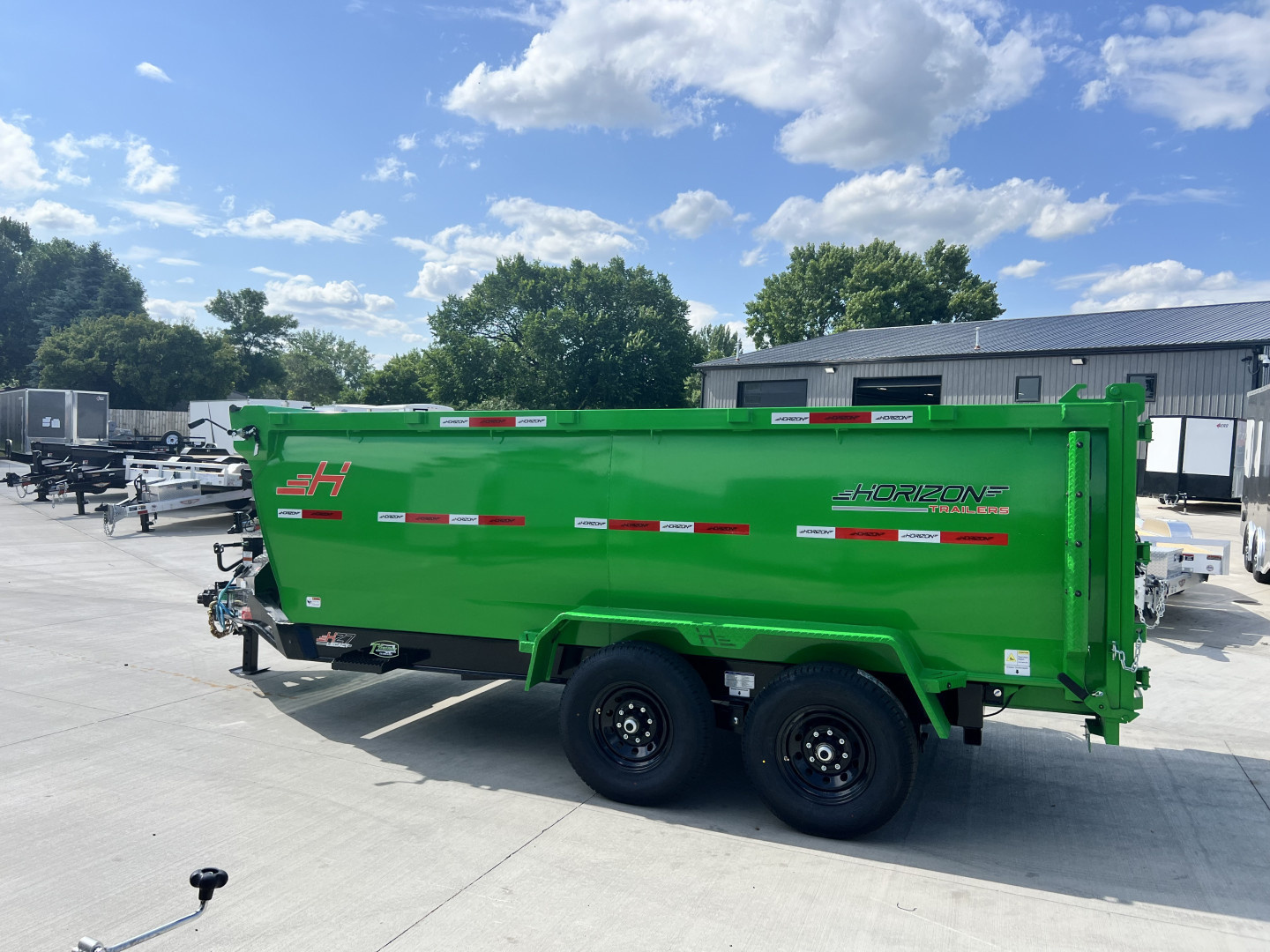 New NEW 2025 Horizon 14’x83”X48” HZ7 Dump Trailer 2-7000 lb axles = 14K