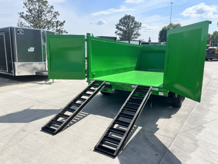 New NEW 2025 Horizon 14’x83”X48” HZ7 Dump Trailer 2-7000 lb axles = 14K