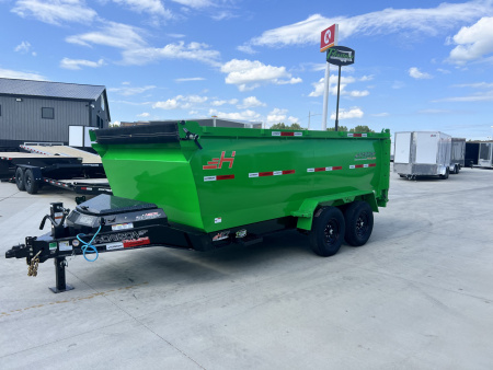 New NEW 2025 Horizon 14’x83”X48” HZ7 Dump Trailer 2-7000 lb axles = 14K
