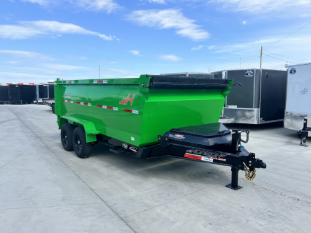 New NEW 2025 Horizon 14’x83”X48” HZ7 Dump Trailer 2-7000 lb axles = 14K