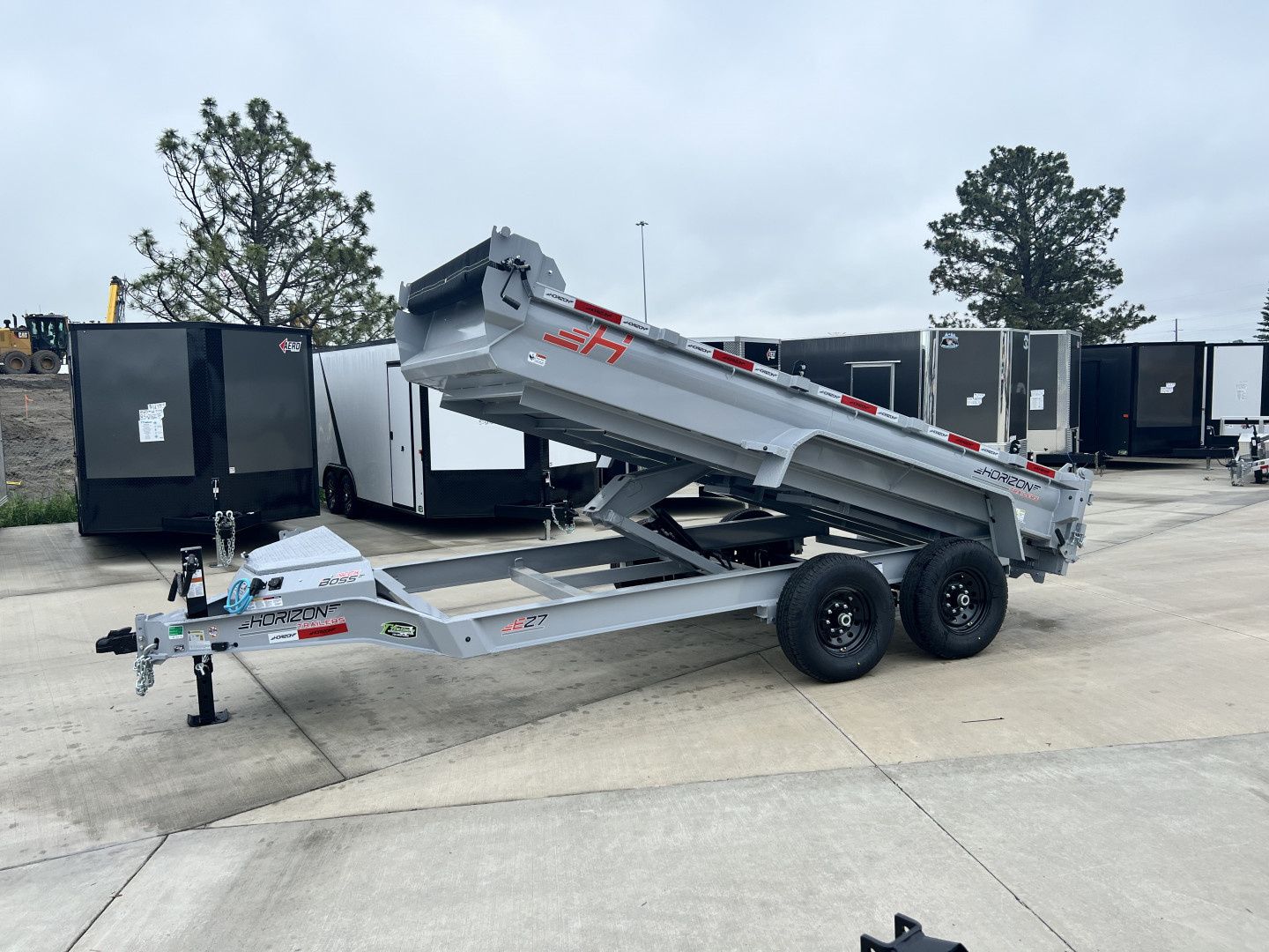 New NEW 2026 Horizon 14’x83”X19” EZ7 Dump Trailer 2-7000 lb axles = 14K