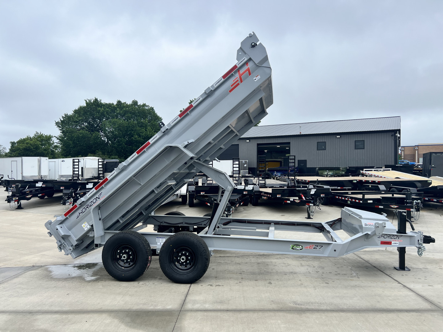 New NEW 2026 Horizon 14’x83”X19” EZ7 Dump Trailer 2-7000 lb axles = 14K
