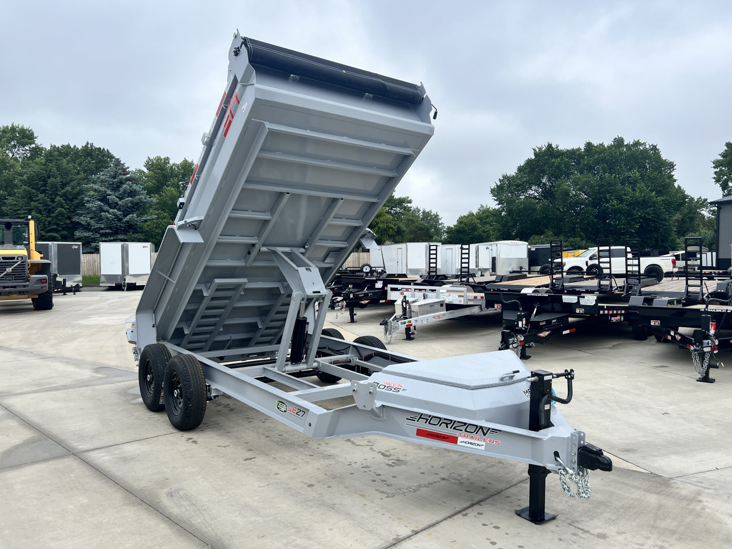 New NEW 2026 Horizon 14’x83”X19” EZ7 Dump Trailer 2-7000 lb axles = 14K