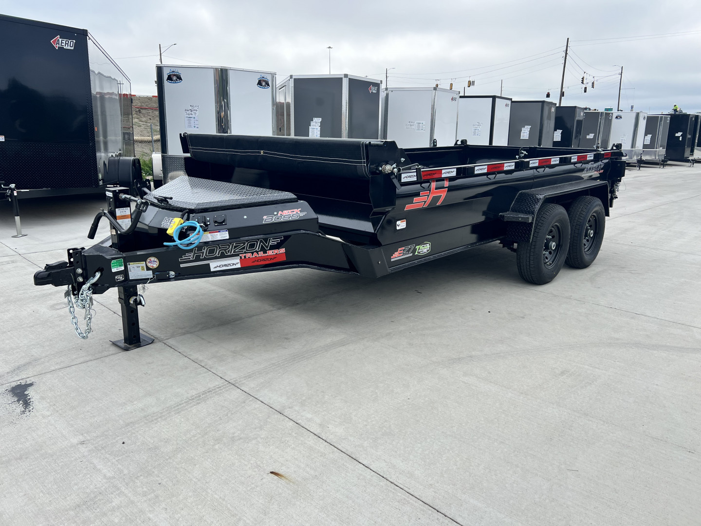 New 2026 Horizon Trailers EZ7 714 14k Dump Trailer