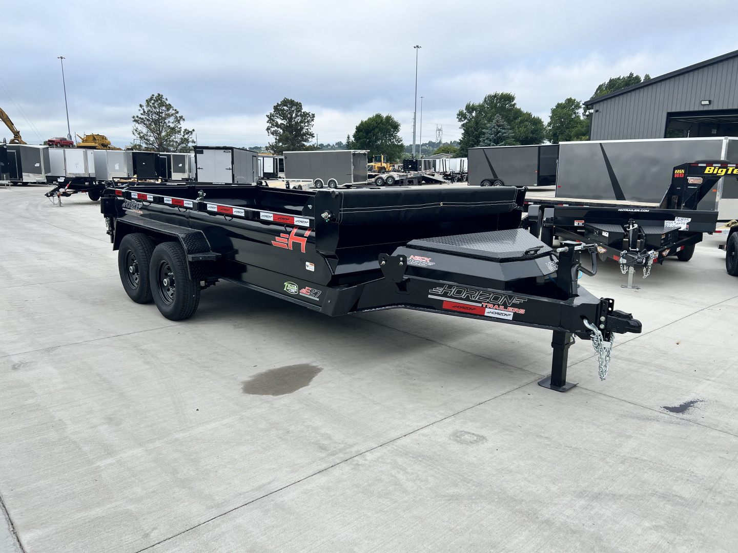 New 2026 Horizon Trailers EZ7 714 14k Dump Trailer