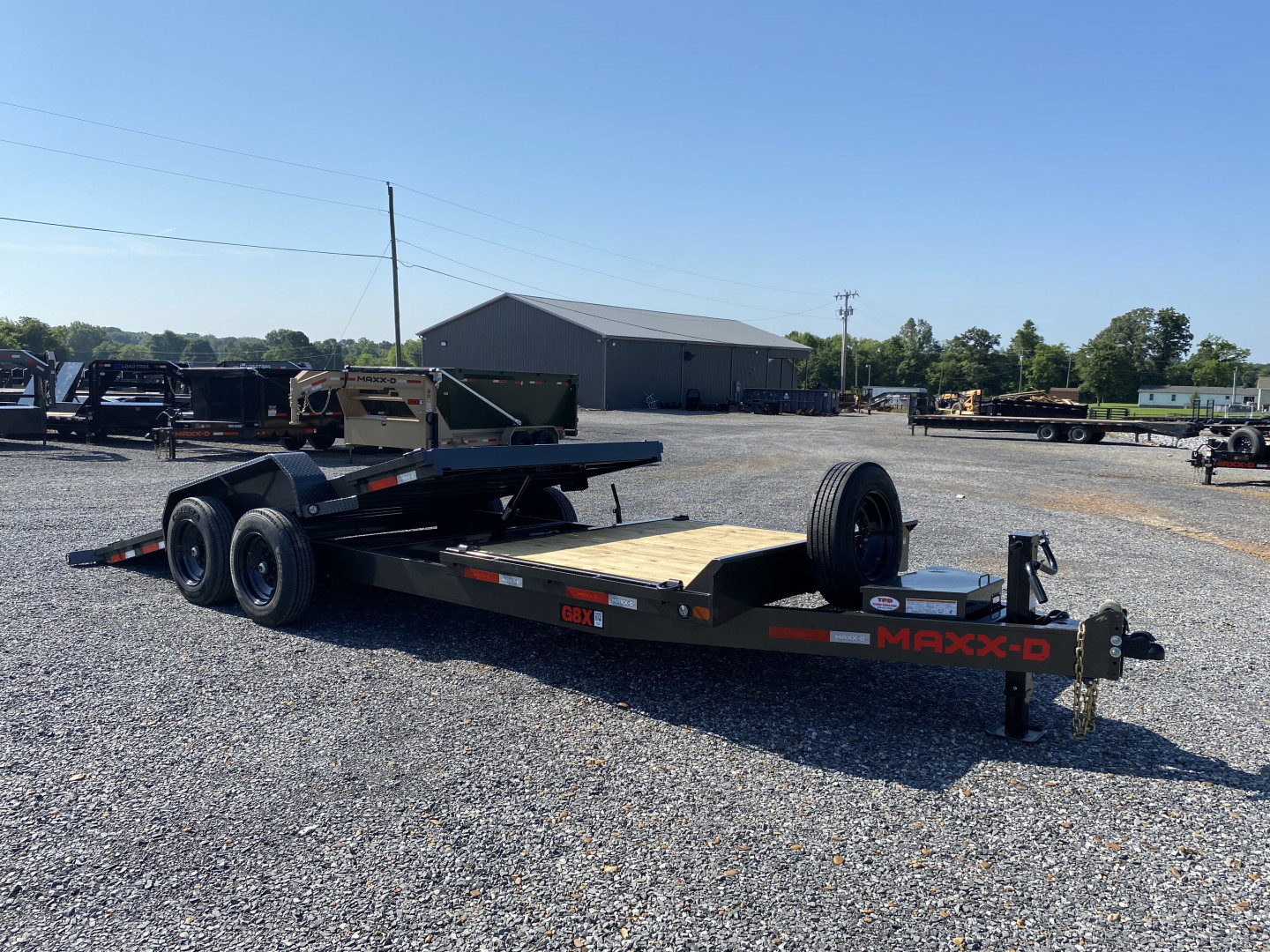 New 2026 MAXXD 83" X 22' 17.5K Tilt Equipment Trailer