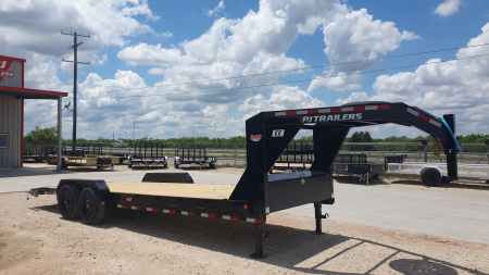 2026 PJ 83''x24' GN 6" Channel Equipment Trailer - CC