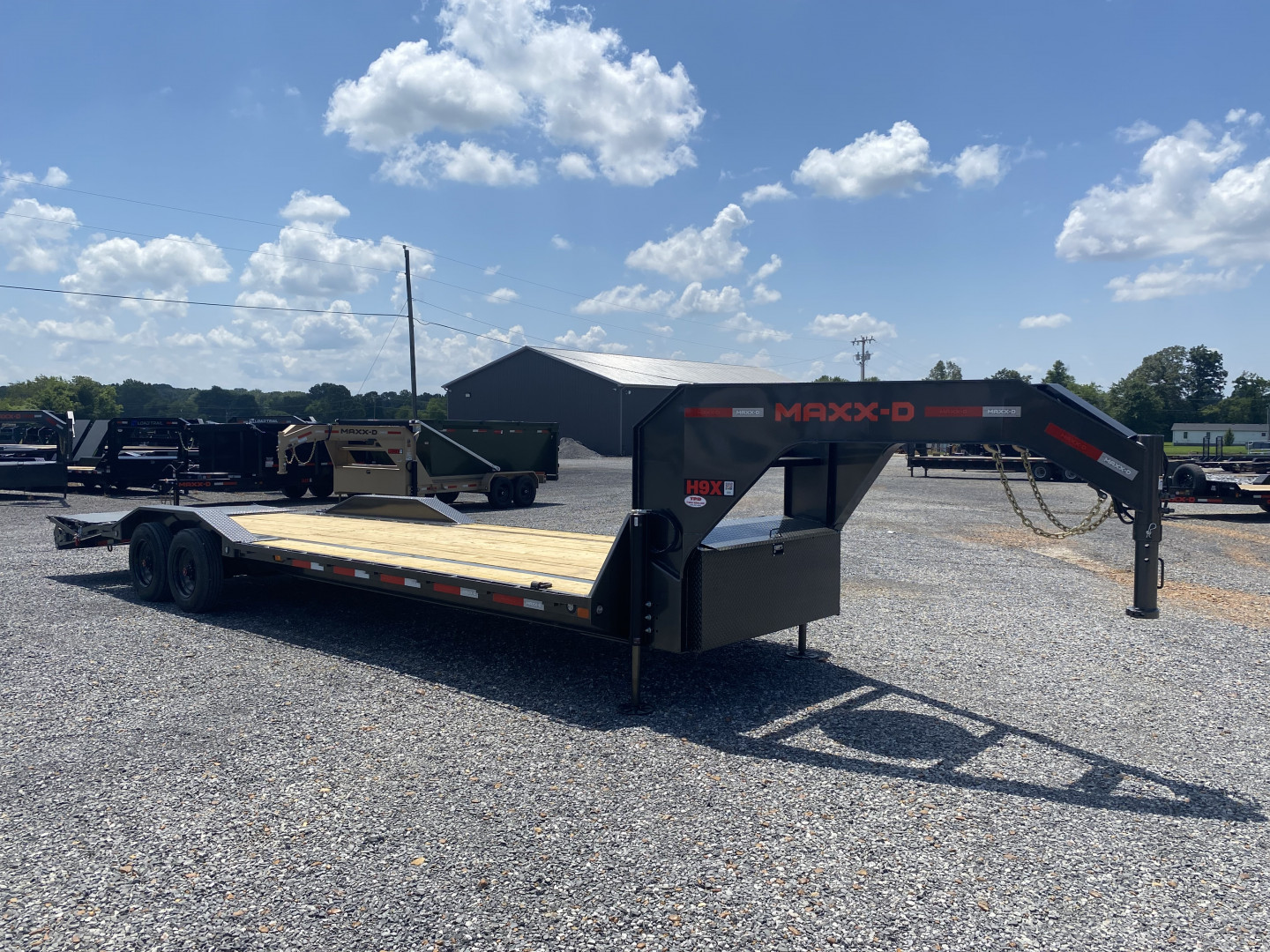 New 2026 MAXXD 102"x28' 22k Equipment Trailer *ALL NEW ENGINEERED FRAME*
