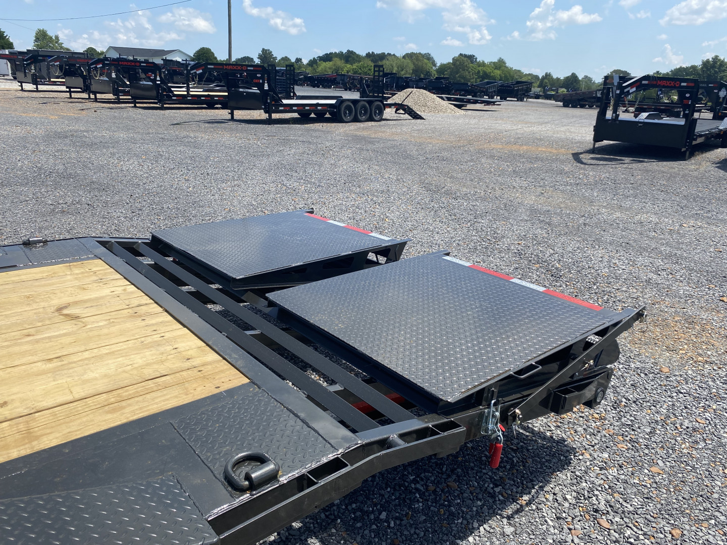 New 2026 MAXXD 102"x28' 22k Equipment Trailer *ALL NEW ENGINEERED FRAME*