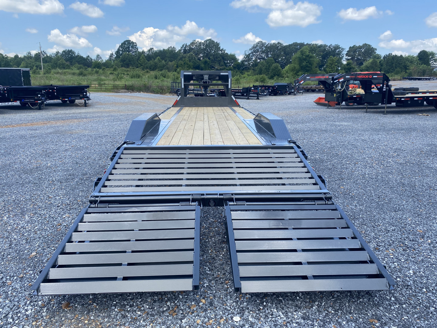 New 2026 MAXXD 102"x28' 22k Equipment Trailer *ALL NEW ENGINEERED FRAME*