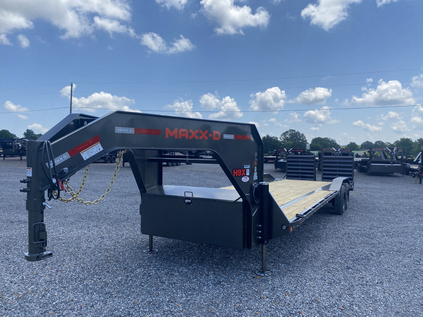 New 2026 MAXXD 102"x28' 22k Equipment Trailer *ALL NEW ENGINEERED FRAME*