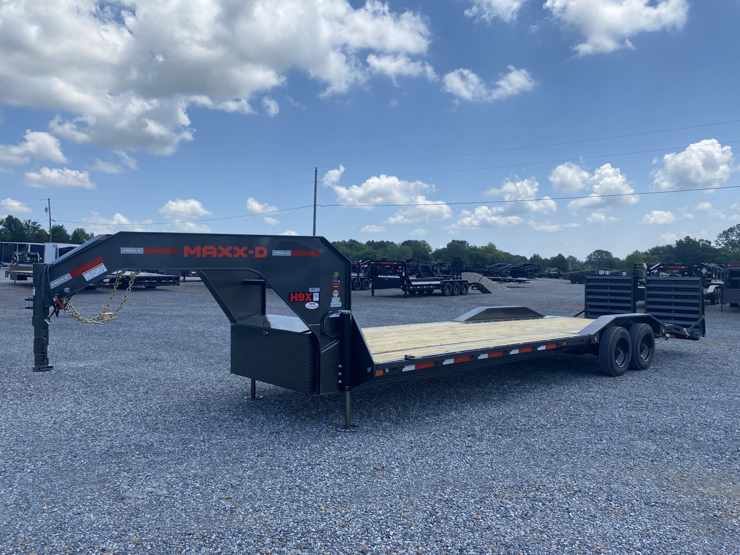 New 2026 MAXXD 102"x28' 22k Equipment Trailer *ALL NEW ENGINEERED FRAME*