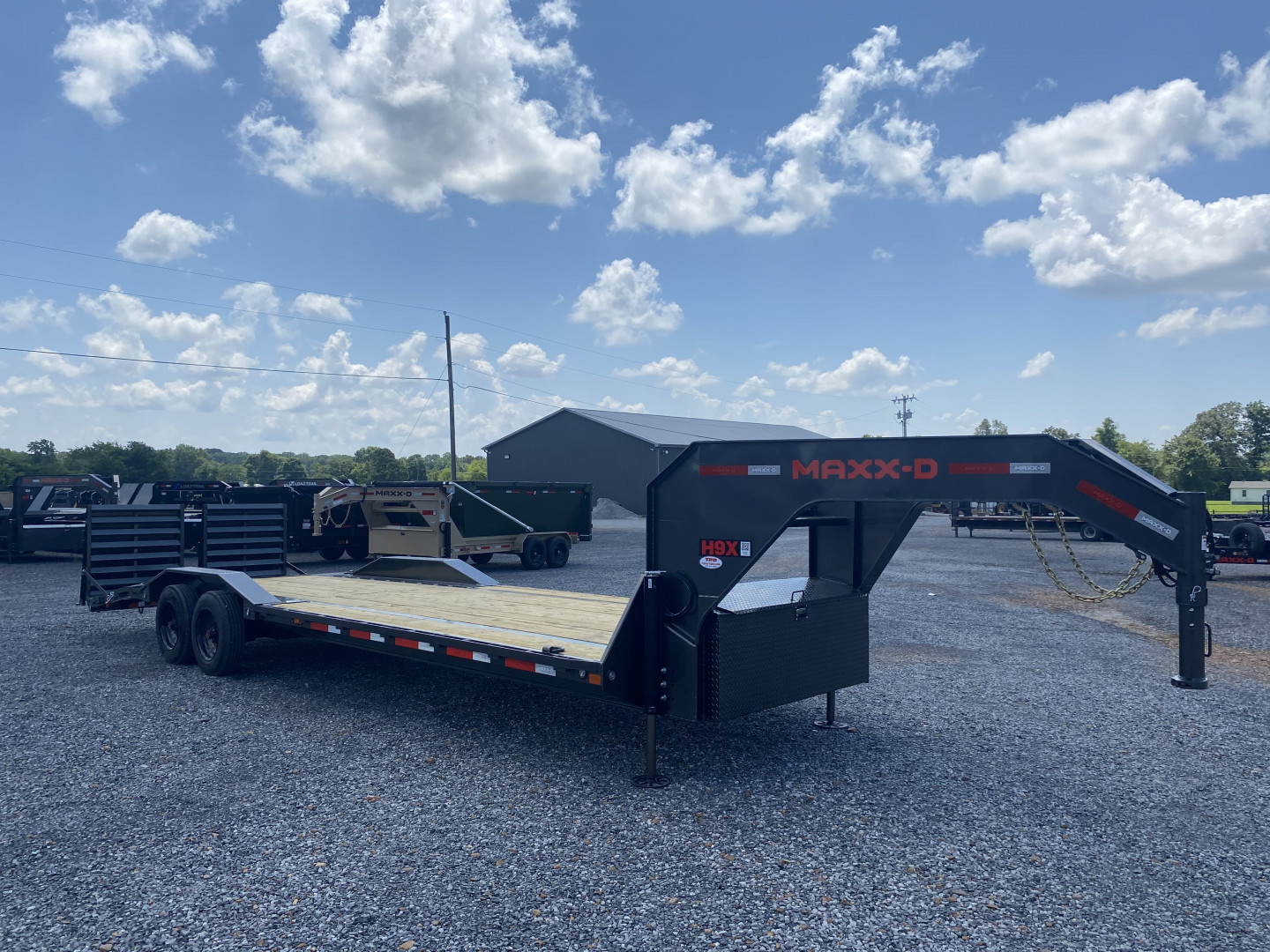 New 2026 MAXXD 102"x28' 22k Equipment Trailer *ALL NEW ENGINEERED FRAME*