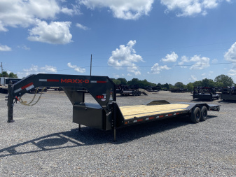 New 2026 MAXXD 102"x28' 22k Equipment Trailer *ALL NEW ENGINEERED FRAME*