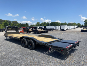 New 2026 MAXXD 102"x28' 22k Equipment Trailer *ALL NEW ENGINEERED FRAME*