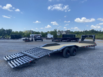 New 2026 MAXXD 102"x28' 22k Equipment Trailer *ALL NEW ENGINEERED FRAME*