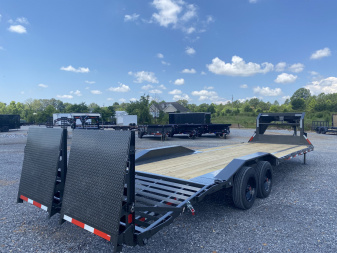 New 2026 MAXXD 102"x28' 22k Equipment Trailer *ALL NEW ENGINEERED FRAME*