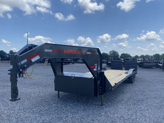 New 2026 MAXXD 102"x28' 22k Equipment Trailer *ALL NEW ENGINEERED FRAME*