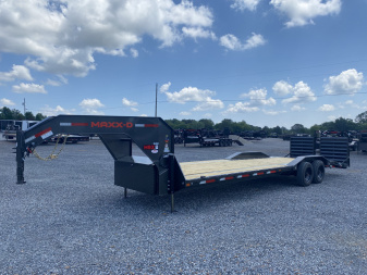 New 2026 MAXXD 102"x28' 22k Equipment Trailer *ALL NEW ENGINEERED FRAME*