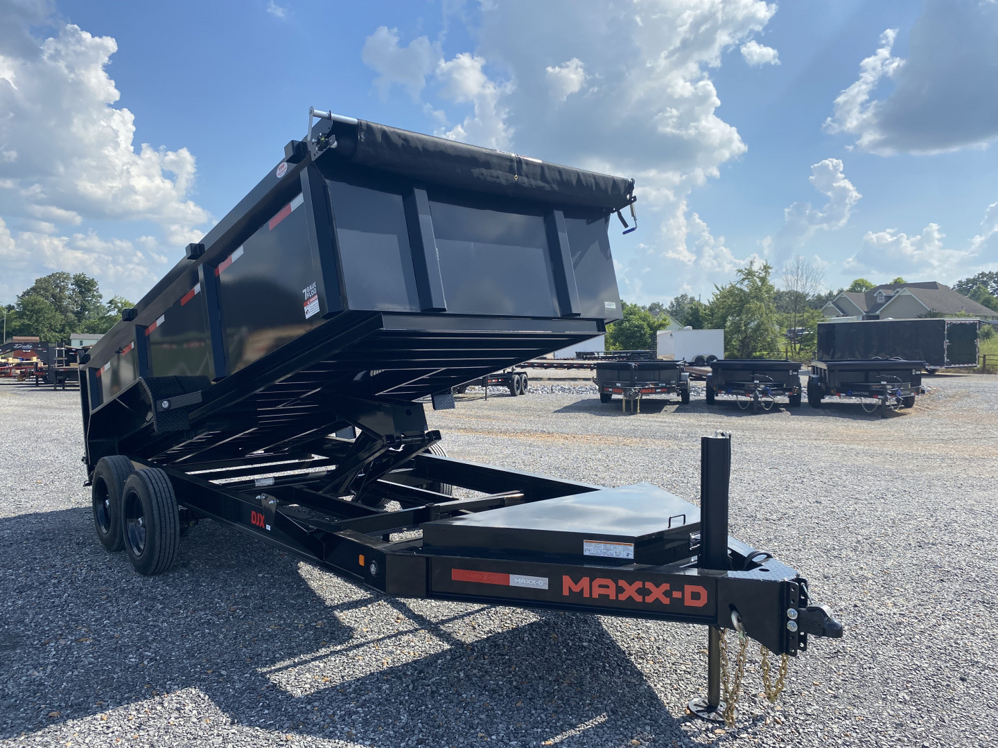 New 2026 MAXXD Dump Trailer | 83" x 16' 17.5K GVWR