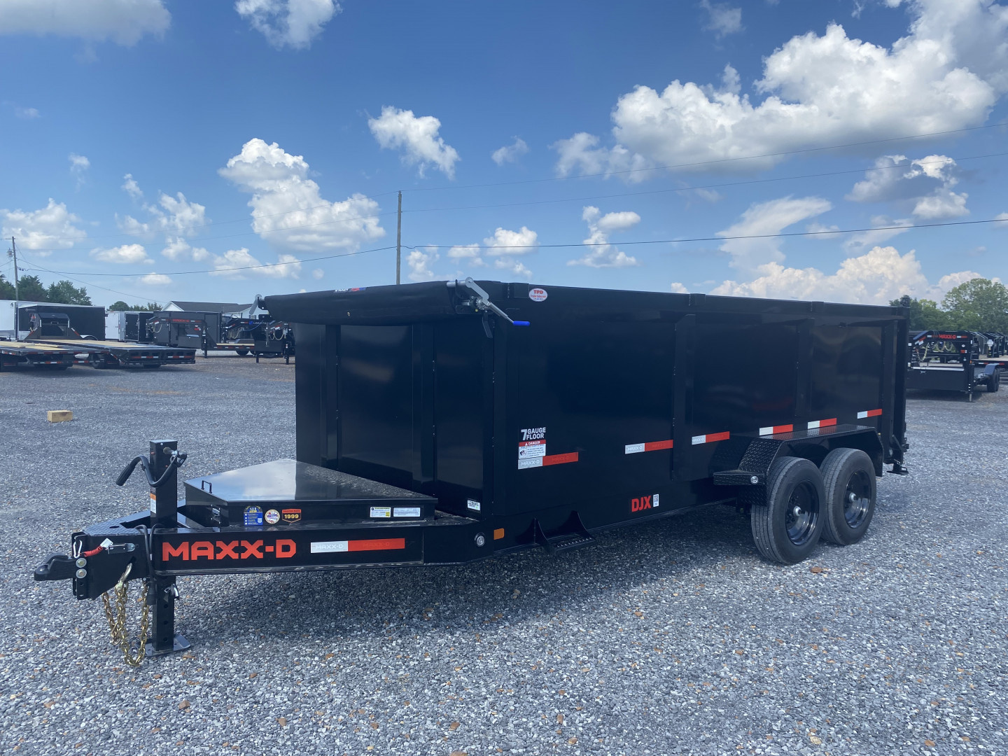 New 2026 MAXXD Dump Trailer | 83" x 16' 17.5K GVWR
