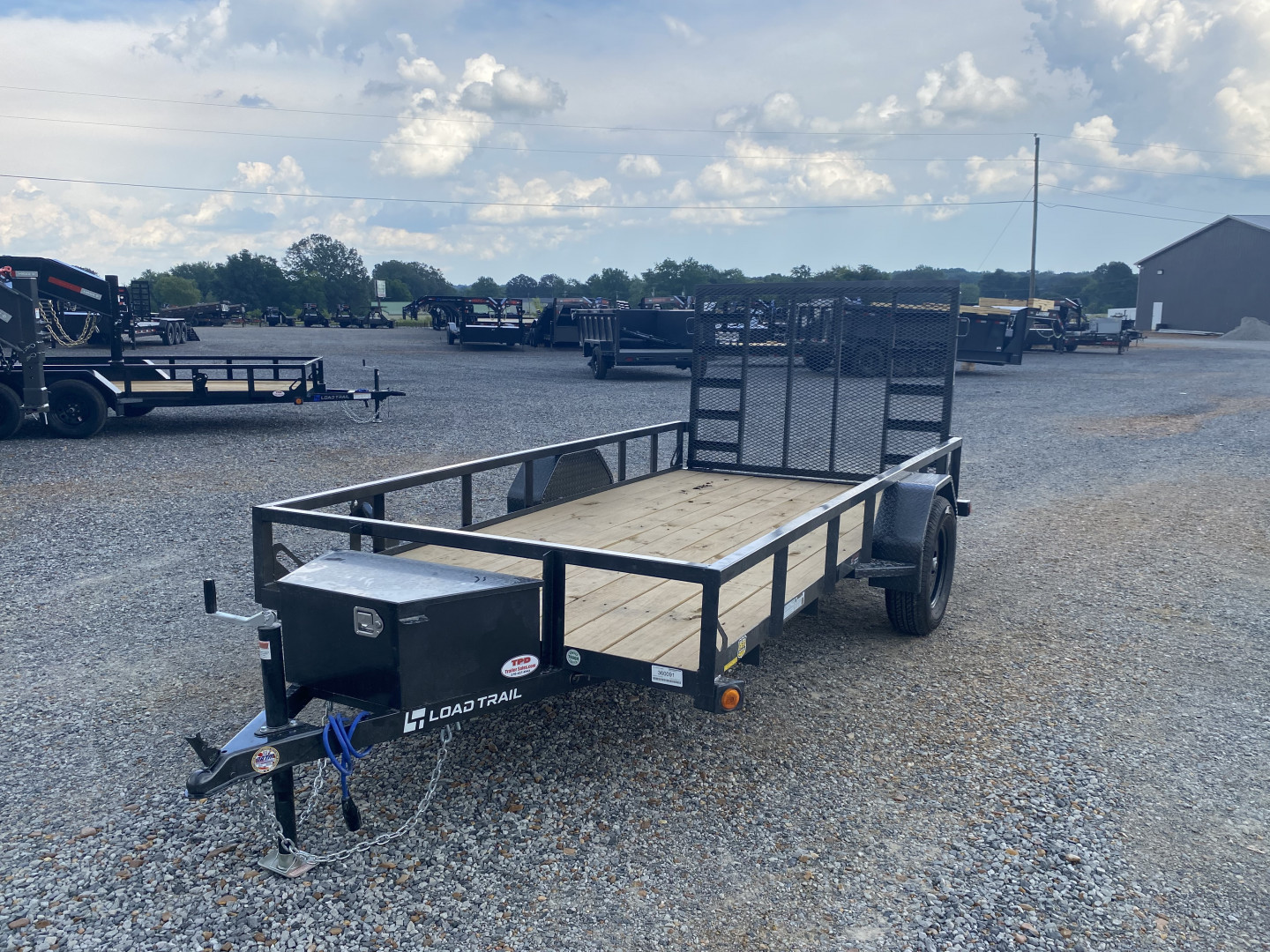 New 2025 LOAD TRAIL 77"x12' 3k Utility Trailer