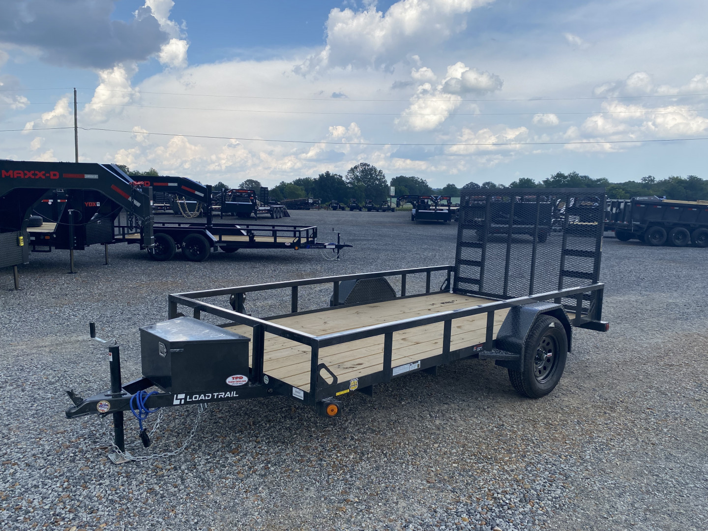 New 2025 LOAD TRAIL 77"x12' 3k Utility Trailer