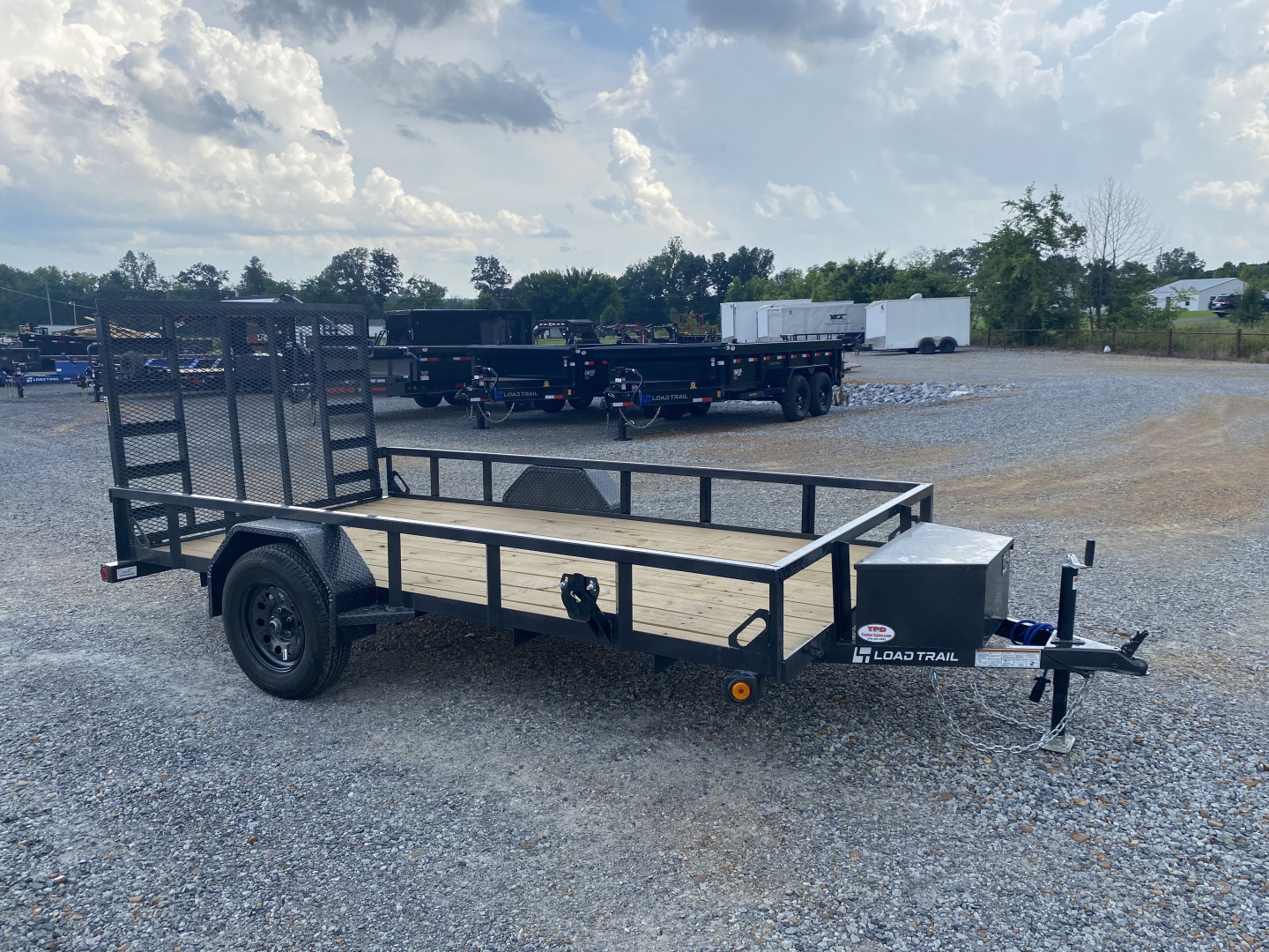 New 2025 LOAD TRAIL 77"x12' 3k Utility Trailer