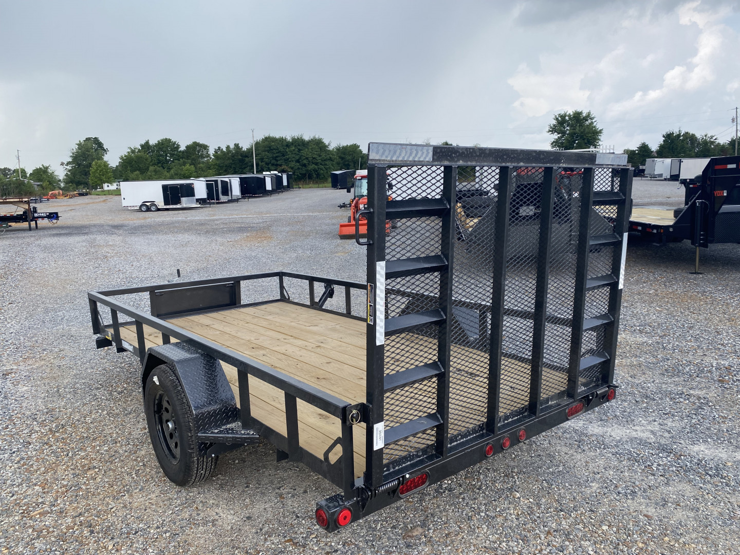 New 2025 LOAD TRAIL 77"x12' 3k Utility Trailer