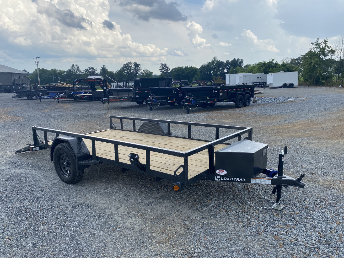 New 2025 LOAD TRAIL 77"x12' 3k Utility Trailer