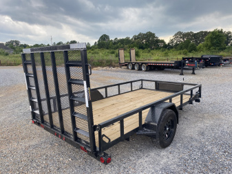 New 2025 LOAD TRAIL 77"x12' 3k Utility Trailer