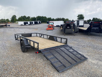 New 2025 LOAD TRAIL 77"x12' 3k Utility Trailer