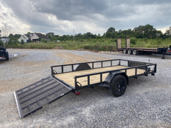 New 2025 LOAD TRAIL 77"x12' 3k Utility Trailer