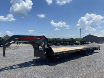 New 2026 MAXXD 102"X30' 25K Gooseneck Flatbed Trailer *ENGINEERED FRAME*