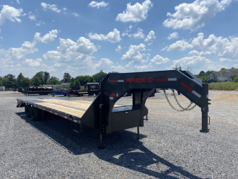 New 2026 MAXXD 102"X30' 25K Gooseneck Flatbed Trailer *ENGINEERED FRAME*
