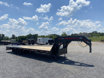New 2026 MAXXD 102"X30' 25K Gooseneck Flatbed Trailer *ENGINEERED FRAME*