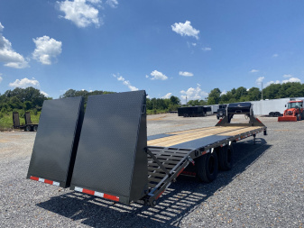 New 2026 MAXXD 102"X30' 25K Gooseneck Flatbed Trailer *ENGINEERED FRAME*