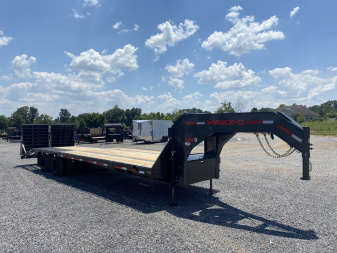 New 2026 MAXXD 102"X30' 25K Gooseneck Flatbed Trailer *ENGINEERED FRAME*