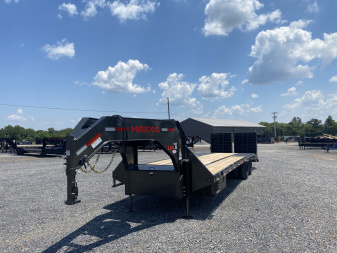 New 2026 MAXXD 102"X30' 25K Gooseneck Flatbed Trailer *ENGINEERED FRAME*