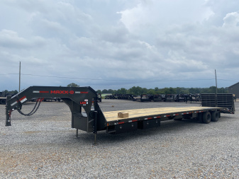 New 2026 MAXXD 102"X40' 40K *ENGINEERED FRAME* Gooseneck Flatbed Trailer